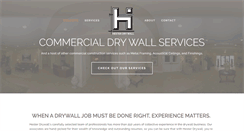 Desktop Screenshot of hesterdrywall.com